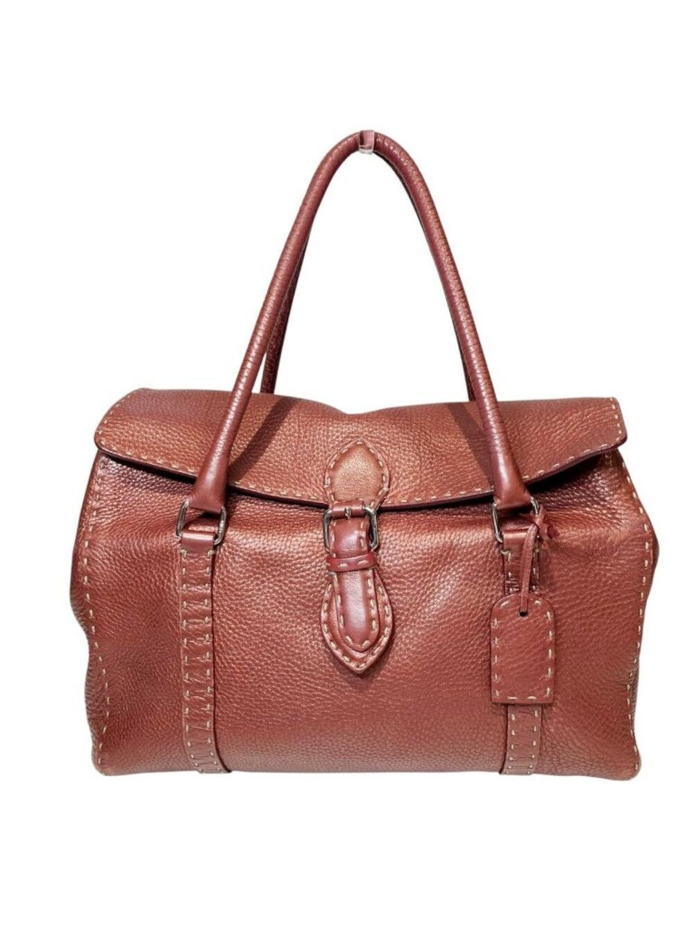 Fendi Selleria Linda Handbag Leather